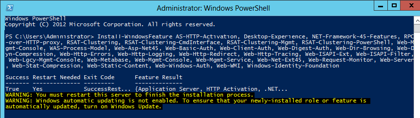 Install and deploy Exchange 2013 on Windows Server 2012