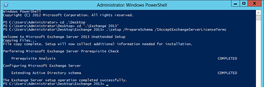 Install and deploy Microsoft Exchange 2013 on Windows Server 2012