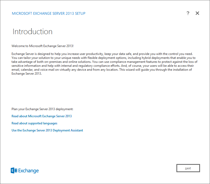 Installeer Microsoft Exchange 2013 op Windows Server 2012 Introduction